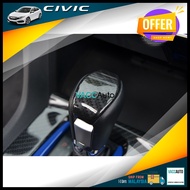 Honda Civic FC 10th Gear Knob Carbon Cover Gear Lever Shift Knob Cover Trim Kit 2016-2021 Civic 10th FC FK TBA TEA Vacc