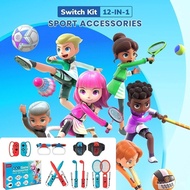 Nintendo Switch Sports Accessories - 10/11/12 in 1 Switch Sports Accessories Bundle for Nintendo Switch Sports,Compatible with Switch/Switch OLED Sports Games