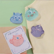 Colourful Jelly Monster Stick On/ Iron On/ Sew On Adhesive Embroidery Patches