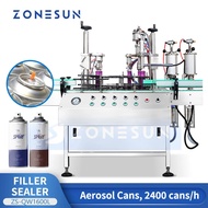 Zonesun Aerosol Can Filling Machine Aerosol Packaging Machine Spray Can Filling Machine Aerosol Cann