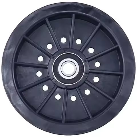 Flat Idler Pulley 280926 Compatible with For Hustler 784504 and For Exmark 109 0977 Metal Pulley for