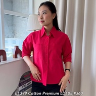 KEMEJA KATUN Blouse shirt/ women's shirt/ girls'/ LD108 cotton material e1399