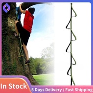 Mountain Deck Rock Climbing 7 Rings Four-Step Etrier Rope Ladder Rise Ascending Sling Foot Pedal