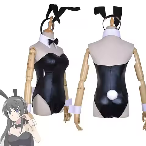 Anime Rascal Does Not Dream of Senpai Sakurajima Mai Cosplay Costume Bunny Girl Uniform Full Set Par