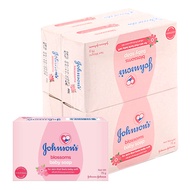 จอห์นสัน สบู่เด็ก กลิ่นบลอสซั่ม 75 ก. x 4 JOHNSON'S Blossoms Baby Soap 75 g x 4