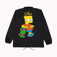 The Simpsons premium anime coach jacket - The Simpsons anime jacket - Anime coach jacket
