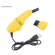 oc Keyboard Cleaner Strong Suction Portable Mini USB Vacuum Handheld Keyboard Dusting Brush for Computer