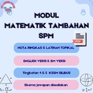 Modul Matematik Tambahan Tingkatan 4 & 5 SPM KSSM Nota & Latihan Topikal Add Math Module Form 4 & 5