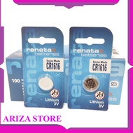 Renata CR1616 CR-1616 CR 1616 RENATA 1616 Original Baterai Jam Tangan