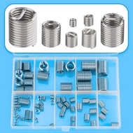 60Pcs Car Engine Threaded Sleeve Helicoil Stainles Steel Thread Repair Insert Kit M3 M4 M5 M6 M8 M10
