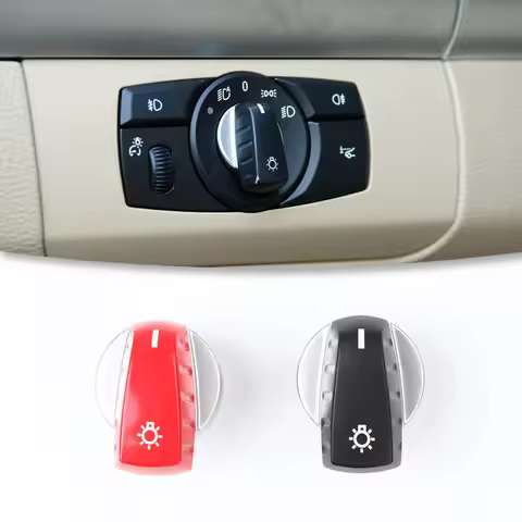 LHD RHD Car Headlamp Head Light Rotary Switch Knob Button For BMW 5 Series E60 E61 X5 X6 E70 E71 E72