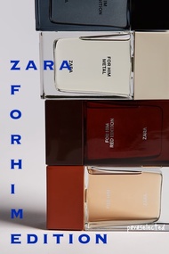 Zara for Him edition ; For Him Red Blue Metal Green Black น้ำหอมซาร่าผู้ชาย authentic products from Zara Thailand
