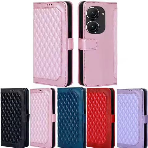 Cover For ASUS Zenfone 3 4 6 6Z 9 9Z 10 Z Max Pro ZC554KL ZE520KL ZE554KL ZS630KL ZS590KS Leather Ca
