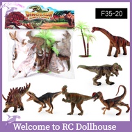 7pcs/set Mini Animals Dinosaur Simulation Toy Jurassic Play Dinosaur Model Action Figures Classic Ancient Collection