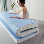 10CM Thicker Latex Mattress Topper Flodable Rebound Tatami Mattress Queen/King/Single