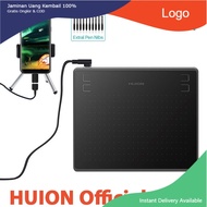 Ready Stock HUION HS64 Digital Graphics Drawing Tablets Android Support with Battery-Free Stylus For