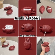 READY STOCKFor Asaki A-K6663 Case Earphone Case Simulation Cartoon Soft Silicone Casing