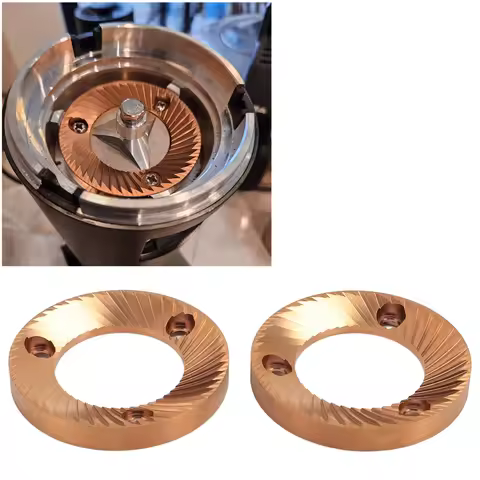 2PCS Coffee Grinder Flat Burr 64mm Titanium Plated Multi Purpose Flat Burr for DF64 DF64P DF64E DF64
