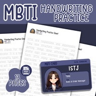 (PDF) handwriting practice book latihan tulisan cantik (mbti - istj)
