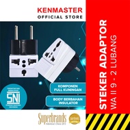 Kenmaster WA II 9 S Plug - White Electrical Plug Connection/ Socket Connection/