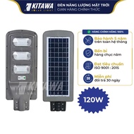 [VOUCHER 10%] Đèn Đường Năng Lượng Mặt Trời Liền Thể KITAWA LT1120 (120W) - Sản Phẩm Chính Hãng