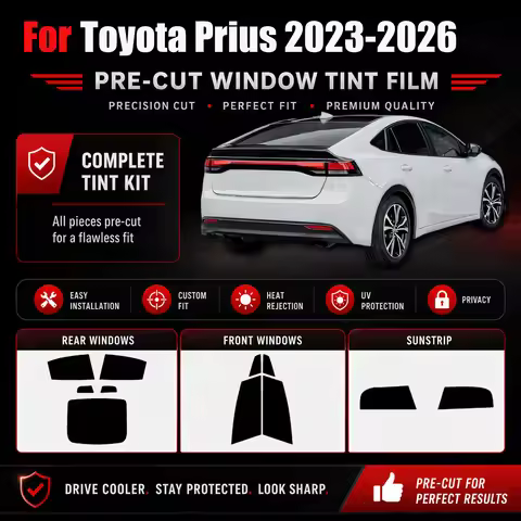 For Toyota Prius 2023-2026 Custom Pre Cut Window Film Nano Ceramic Tint UV Heat Control