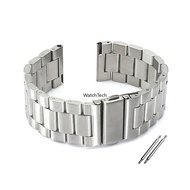 Stainless Steel Watch Strap Band Metal Bracelet Replacement for Samsung Huawei Fossil 16mm 18mm 20mm