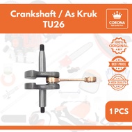 MESIN Crankshaft As Kruk As TU26 Piston Rod Askrup Machine Sprayer Pest Pump 777 888 20mm 2-stroke