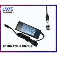 HP 90W TYPE-C AC ADAPTER  CHARGER 5V3A 9V3A 12V5A 15V4.33A 19V4.74A FOR HP LAPTOP CHARGER