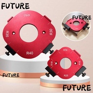 HL-FUTU 1/2pcs Round Corner Positioning Mold, Woodworking Reusable R10-R50 Radius Jig, Durable 4 in 