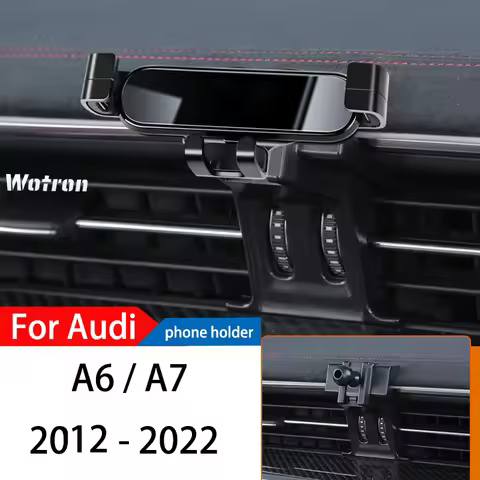 Car Phone Holder For Audi A6 A7 2012-2022 C7 C8 PS Special Gravity Navigation Mobile Phone Bracket 3