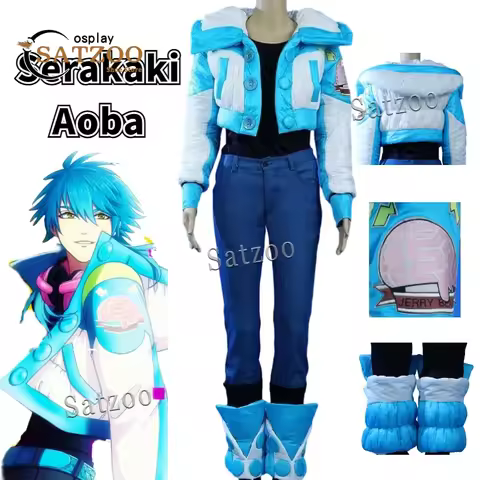 Anime Dramatical Murder Cosplay Costume DMMD Seragaki Aoba Jacket High Quality Coat Full Set