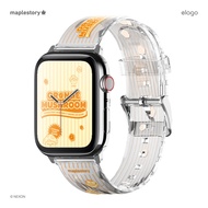 elago x Maple Story Apple Watch Strap Series 4 5 6 7 8 9 SE Ultra สายนาฬิกา ขนาด 38/40/41 MM 42/44/45 MM (ลิขสิทธิ์แท้)