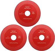 Glass Cutting Disc 4 Inch 3pcs BeQell Diamond Saw Blade for Glass, Jade,Wine Bottles,Tile,Ceramic,Marble,Ultra-Thin Saw Blade Wheel Diamond Cutting Disc for Angle Grinder with 20mm Arbor Hole