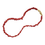 Marlene Stowe Gold, Coral and Diamond Necklace
