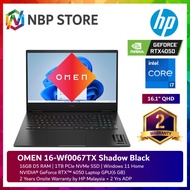 HP OMEN 16-Wf0067TX 16.1" QHD 240Hz Gaming Laptop ( I7-13700HX, 16GB, 1TB SSD, RTX4050 6GB, W11 )