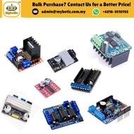 Motor Driver L293D, L298N, XY-MC10 (10A), BTS7960, 10A Dual Channel DC Motor Driver Module