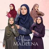 Abaya Madeena Lace Abaya Lace Muslimah Abaya Cutting Loose Abaya Muslimah Murah Jubah Abaya