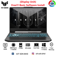 ASUS TUF Gaming A15 FA506N-FRHN666W 15.6"FHD 144Hz Gaming Laptop AMD Ryzen 7-7435HS 8GB 512GB SSD RT