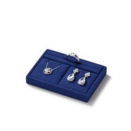 Oirlv 5 Colors Necklace Display Tray Ring Pendant Display Holder Organizer Stand Jewelry Storage Tra