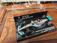 Mini Cut MINICHAMPS 1/43 2022 Balin Mercedes AMG W13 Hamilton
