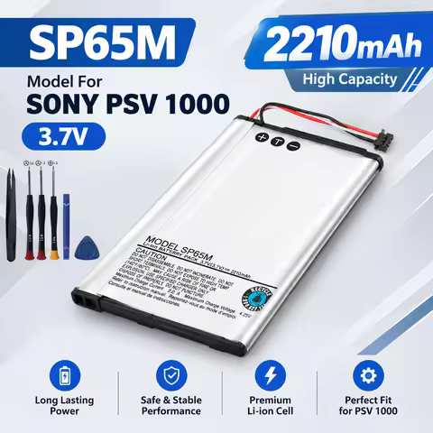PURFIELD SP65M 2210mAh 3.7V Rechargeable Lithium Ion Replacement Battery For Sony PS Vita PSV1000 Ha