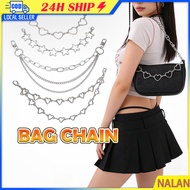 The Shop Is In Bangkok.metal Chain Bag Strap DIY Shoulder Star Pendant Heart Shape Length To Choose 