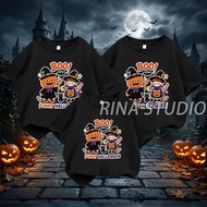&COD RINA STUDIO 2026 New Halloween Family T-Shirt Mother And Child Clothes Father And Son Wear Part