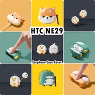 【In Stock】For HTC NE29 Case Niche Cartoon Soft Silicone Earphone Case Casing Cover NO.1
