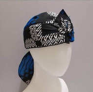 ikeut tutup kepala bahan katun motif batik