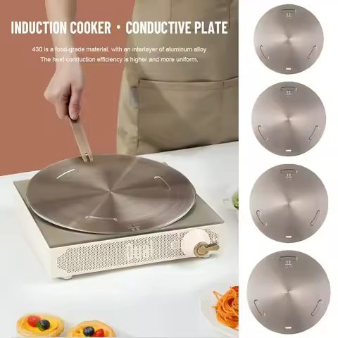 Heat Conduction Plate Induction Cooker Stove Protector Accessories New Ring Plate Heat Diffuser Kitc