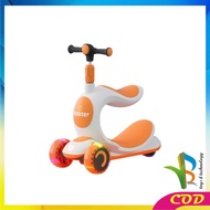 RB-M191 SCOOTER ANAK 3 IN 1 MAINAN DORONGAN ANAK / OTOPED SKUTER ANAK - ELSAND STORE