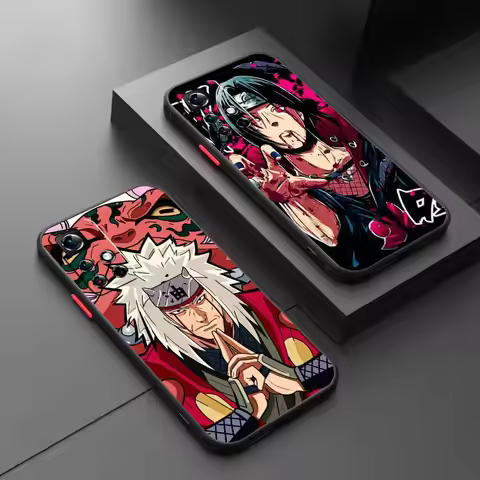 Jiraiyas N-Narutos Anime For Redmi Note 12 12S 12T 11 11T 11E 10 10S 9 9T 8 7 Pro Plus 5G Frosted Tr