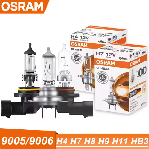 OSRAM H4 H7 H8 H9 H11 H16 HB3 HB4 9005 9006 Headlight Lamp H16 HB3 HB4 Original White Fog Lamp Car H